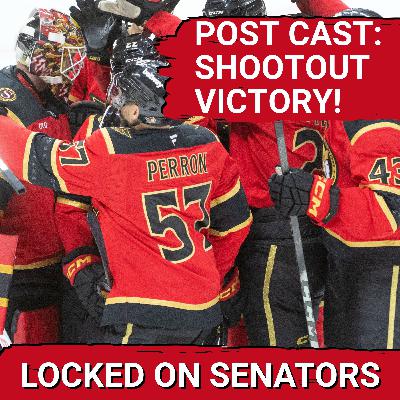 POST CAST: LINUS ULLMARK STANDS TALL, OTTAWA SENATORS SNEAK OUT SHOOTOUT WIN VS SEATTLE KRAKEN