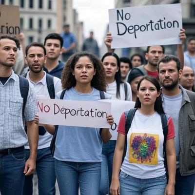 💢
Протести проти рейдів ICE в Лос-Анджелесі 2025