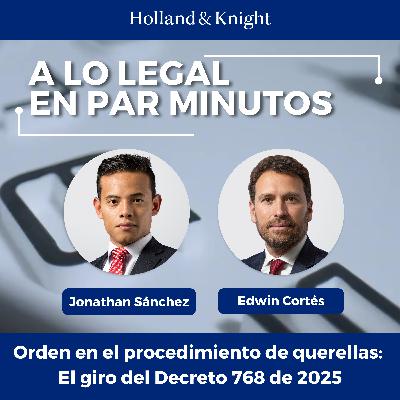 Orden en el procedimiento de querellas: El giro del Decreto 768 de 2025