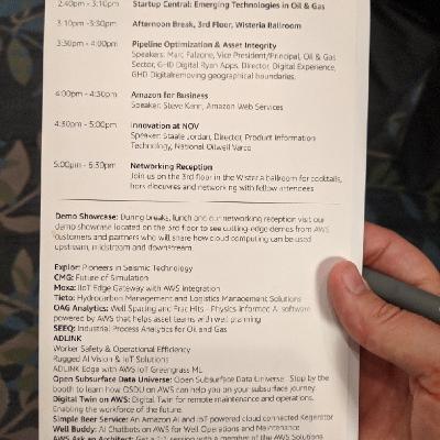AWS Oil & Gas Day 2019 - Afternoon Sessions Roundup AWS Oil & Gas Day 2019 - Afternoon Sessions Roundup