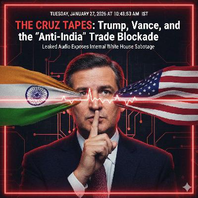 The Cruz Tapes: Trump, Vance, and the "Anti-India" Trade Blockade 🎙️🛑