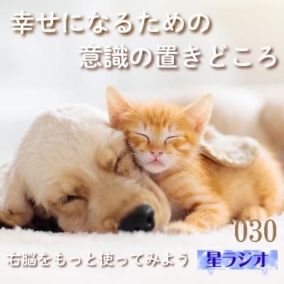 星ラジオ30｜幸せになるための意識の置きどころ　右脳をもっと使ってみよう　覚醒案内人カノープス　心夢響シンガー麻瑚　アトリエ ティー