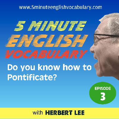 Are You Pontificating?