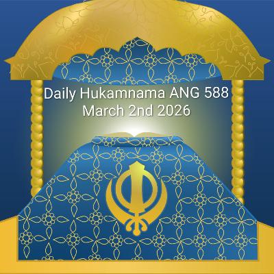 Daily Hukamnama: Sikh Wisdom ANG 588 Marchr 2nd 2026 #hukamnama #darbarsahib