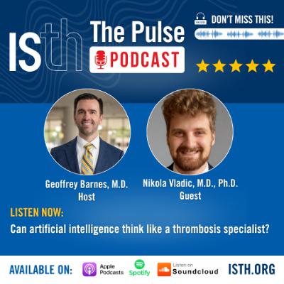 Can artificial intelligence think like a thrombosis specialist? Can artificial intelligence think like a thrombosis specialist?