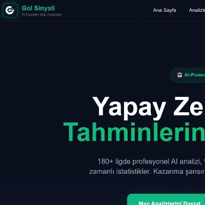 Maç Tahminleri - Gol Sinyali