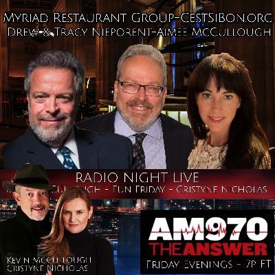 20251017-Tracy & Drew Nieporent (New Book) and Aimee McCullough (New Blog)