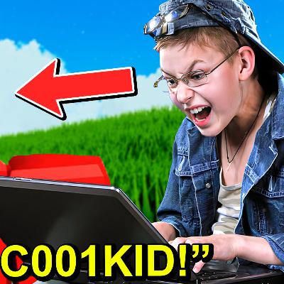 Kid claims he's a Roblox HACKER!😂