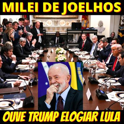 RECEBA - "Tive uma conversa muito boa com Lula", diz Trump ao lado de Milei