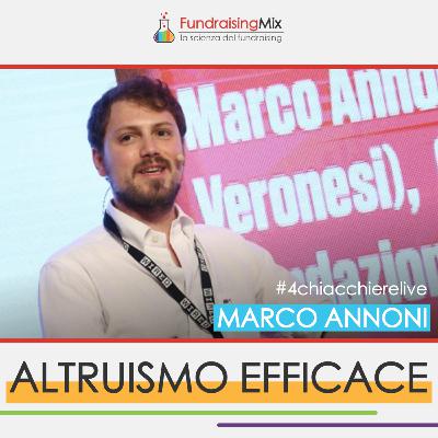 Altruismo efficace | #4chiacchierelive con Marco Annoni Altruismo efficace | #4chiacchierelive con Marco Annoni