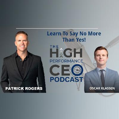 Learn To Say No More Than Yes!
