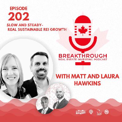 Episode #202: Slow and Steady - Real Sustainable REI Growth with Matt and Laura Hawkins