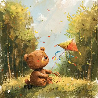 儿童故事：小熊豆豆的脾气风筝