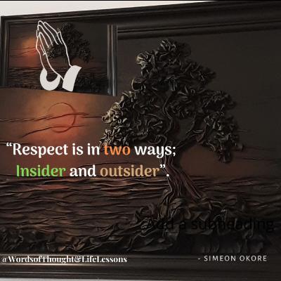 Respect; What Is It? Does it indicate fear?