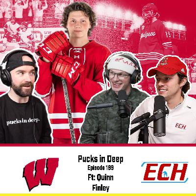 Episode #189 of Pucks in Deep FT: Quinn Finley