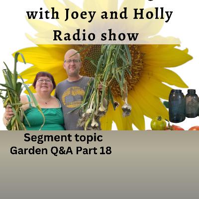 Episode 1556: Seg 4 of S10E11 Garden questions and answers part 18 - The Gardening with Joey and Holly Radio Show Episode 1556: Seg 4 of S10E11 Garden questions and answers part 18 - The Gardening with Joey and Holly Radio Show