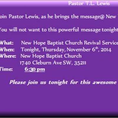 Bethel Baptist New Patform for Viewing