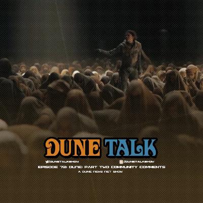 Community Reactions to DUNE: Part Two | Chani and Fremen Changes