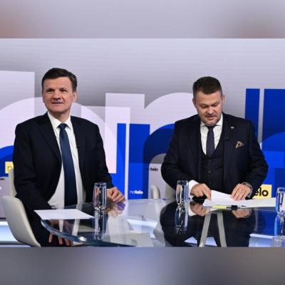 Na telo (15. 2.): Samuel Migaľ (nom. Smer-SD) a Alojz Hlina (SaS) Na telo (15. 2.): Samuel Migaľ (nom. Smer-SD) a Alojz Hlina (SaS)