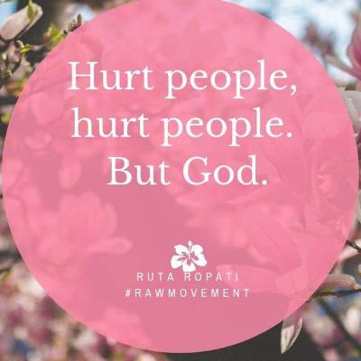 Hurt people, hurt people.