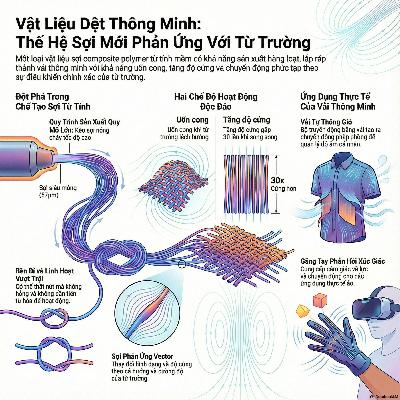 Công nghệ vải từ tính thế hệ mới: Biết uốn cong và “thở” Công nghệ vải từ tính thế hệ mới: Biết uốn cong và “thở”