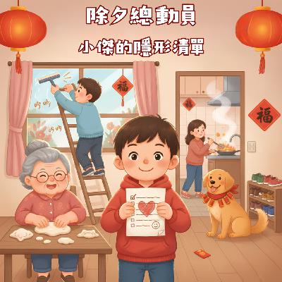 《除夕總動員：小傑的隱形清單》｜晚安故事時間