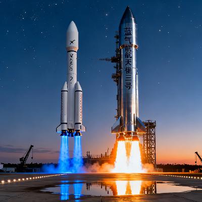 可回收火箭巅峰对决！中国朱雀三号VS美国猎鹰九号，谁能主宰星空？