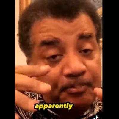 "Apparently" Neil Degrasse Tyson abandons science for "feelings".
