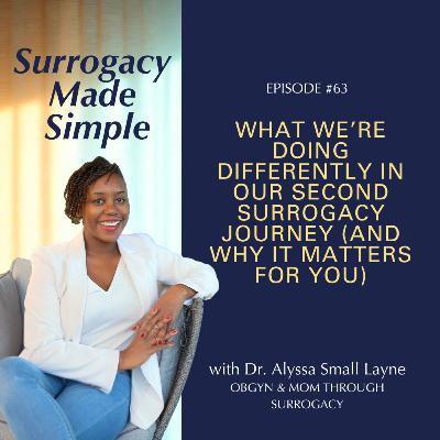 #63 What We’re Doing Differently in Our Second Surrogacy Journey (And Why It Matters for You)