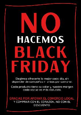 Pequeños comercios de Ribadeo deciden no participar en la campaña de Black Friday