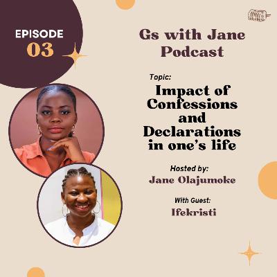 Impact of making declarations and confessions in one's life.. Jane Olajumoke x Ifekristi Impact of making declarations and confessions in one's life.. Jane Olajumoke x Ifekristi