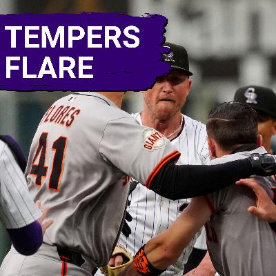 Tempers flare as the Colorado Rockies lose 100th game