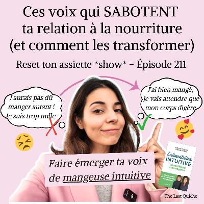 Ces voix qui SABOTENT ta relation à la nourriture (et comment les transformer 👍) Ces voix qui SABOTENT ta relation à la nourriture (et comment les transformer 👍)