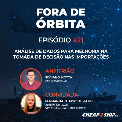 FORA DE ÓRBITA | EP 21 - Análise de dados para melhoria nas tomadas de decisão com Fernanda Steffens FORA DE ÓRBITA | EP 21 - Análise de dados para melhoria nas tomadas de decisão com Fernanda Steffens