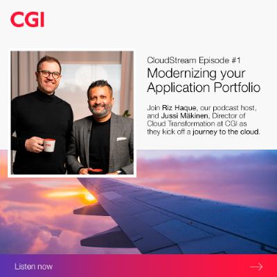 CloudStream Podcast: Episode 1, Modernize your Application Portfolio CloudStream Podcast: Episode 1, Modernize your Application Portfolio