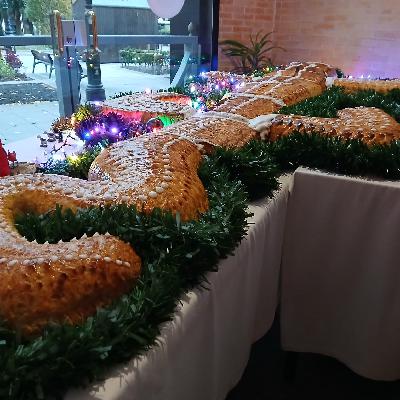 Un cocodrilo de mazapán en el Paseo de Begoña