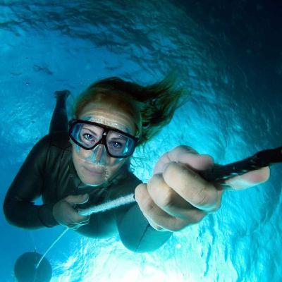 #22 - Annelie Pompe -  World record holder in freediving, mountaineer of the 7 summits and mother of Doglas