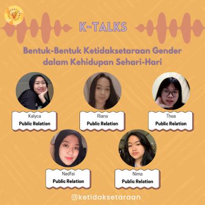 Bentuk Bentuk Ketidaksetaraan Gender dalam Kehidupan sehari-hari Bentuk Bentuk Ketidaksetaraan Gender dalam Kehidupan sehari-hari