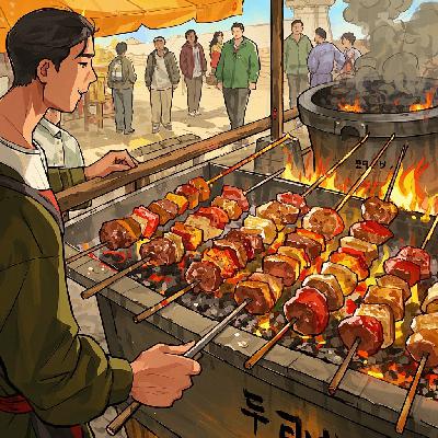 新疆烤羊肉串:千年传承的味道 新疆烤羊肉串:千年传承的味道