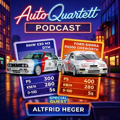 BMW E30 M3 DTM vs Ford Sierra RS500 Cosworth mit O-Ton Altfrid Heger