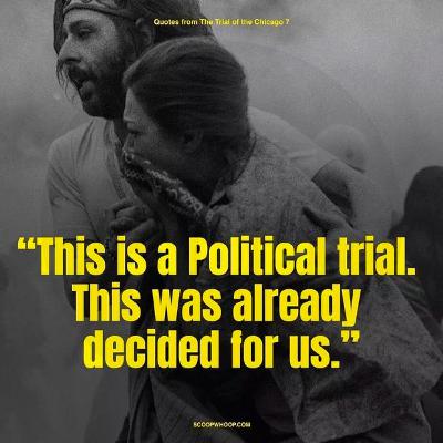 The Trial of the Chicago 7 calon kuat BEST PICTURE! The Trial of the Chicago 7 calon kuat BEST PICTURE!