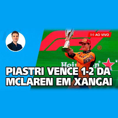 149. Oscar Piastri comanda 1-2 para a McLaren com Norris em segundo. Ferrari é desclassificada da prova.