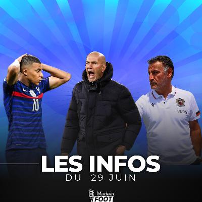 Le JT du 29/06 : L'échec Kylian Mbappé, l'élimination de la France, Zidane pour remplacer Deschamps ?, Galtier enfin à Nice Le JT du 29/06 : L'échec Kylian Mbappé, l'élimination de la France, Zidane pour remplacer Deschamps ?, Galtier enfin à Nice