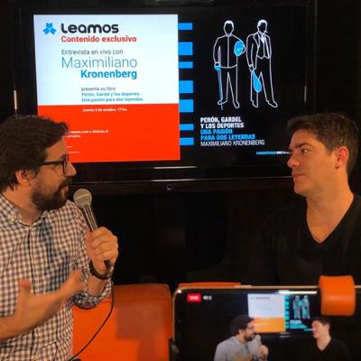 Entrevista con Maximiliano Kronenberg, autor del libro "Perón Gardel y los deportes" Entrevista con Maximiliano Kronenberg, autor del libro "Perón Gardel y los deportes"