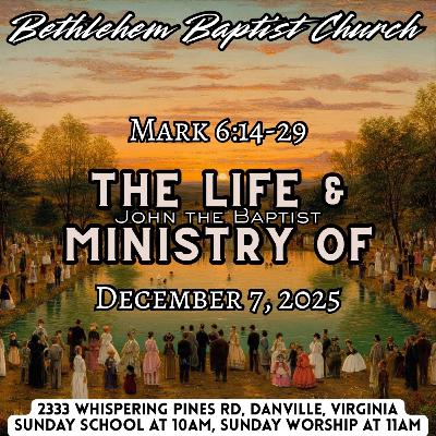 The Life & Ministry of John the Baptist. The Life & Ministry of John the Baptist.