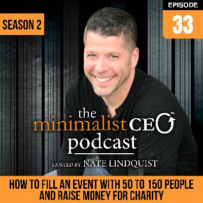 EP 033 Nate Lindquist: How to fill an event with 50 to 150 people and raise money for charity