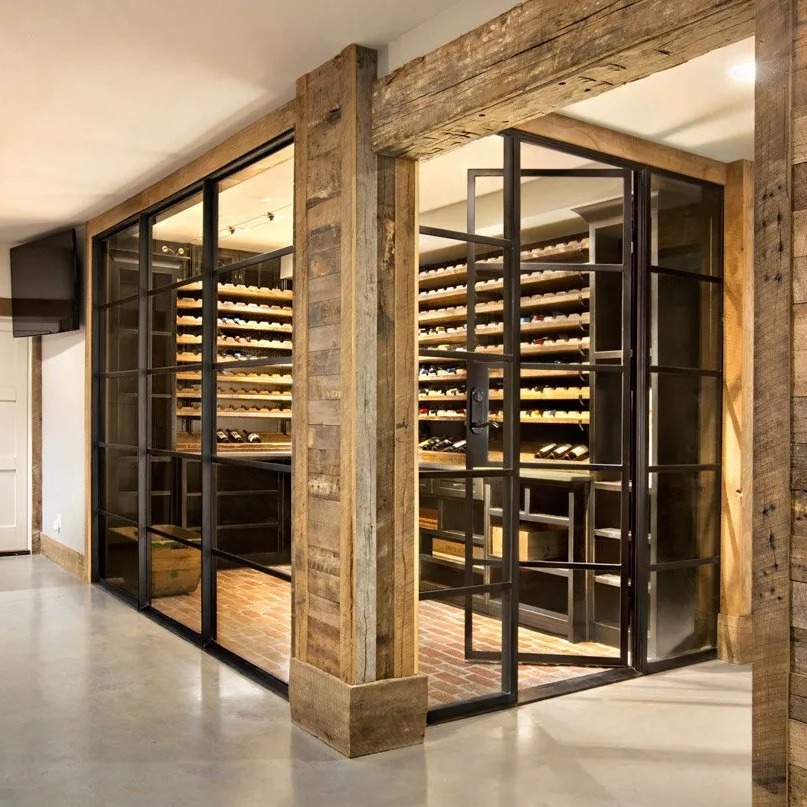 Elevate Your Wine Experience with Custom Glass Wine Cellar Doors