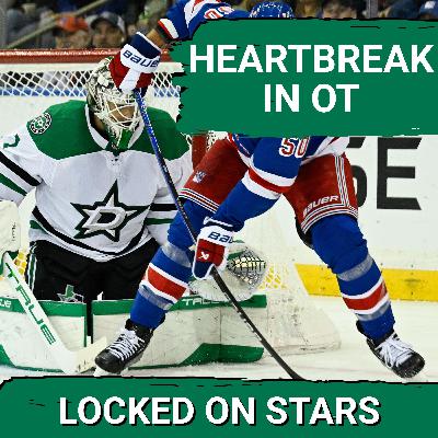 GUSTY: Casey DeSmith BRILLIANCE Helps Stars Earn Point in OT Loss to Rangers | Seguin Injury Looms..