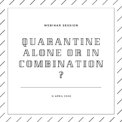 Quarantine alone or in combination with other public health measures to control COVID-19: a rapid review (Review) Quarantine alone or in combination with other public health measures to control COVID-19: a rapid review (Review)