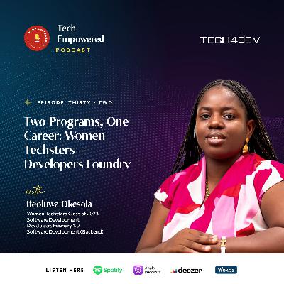 Two Programs, One Career: Women Techsters + Developers Foundry
